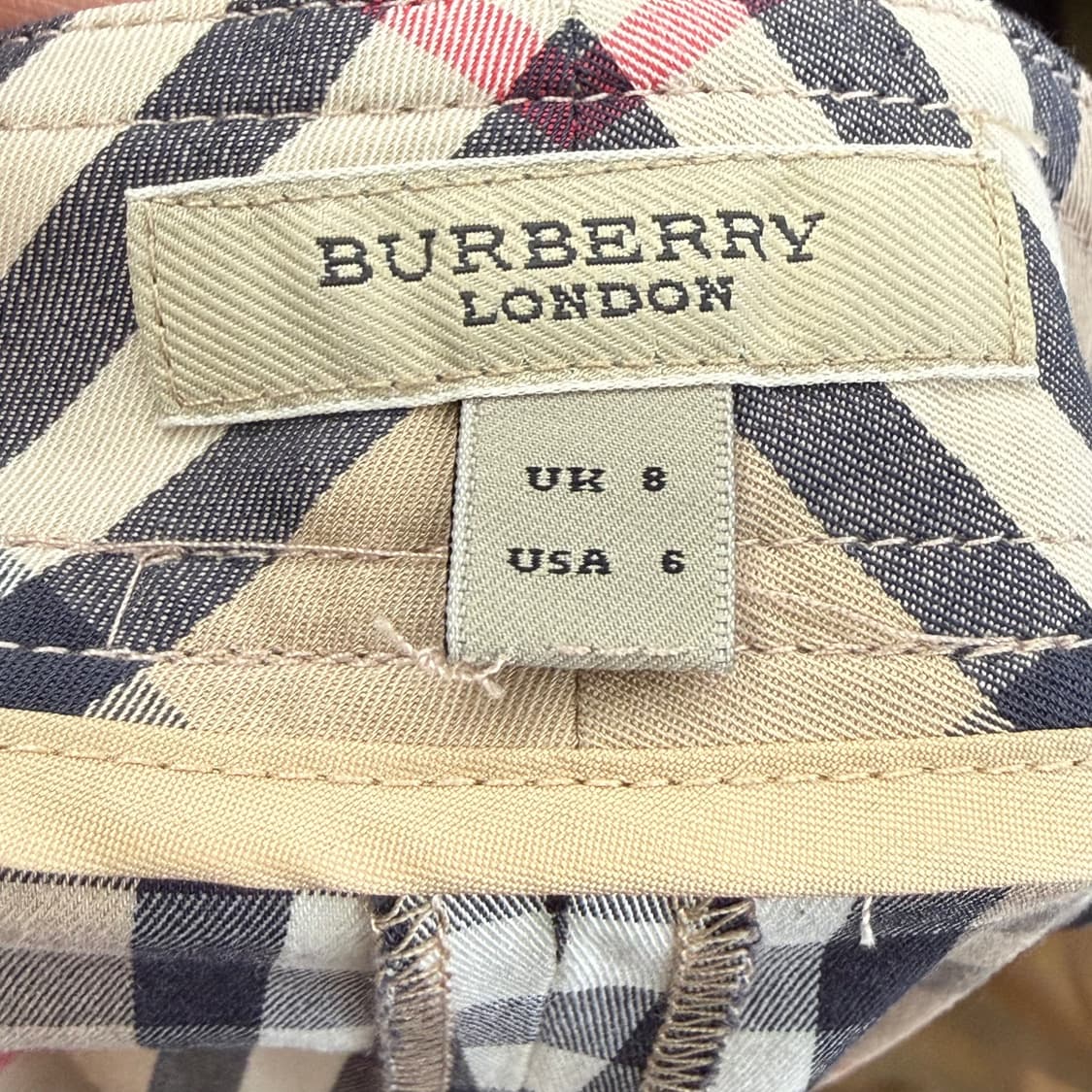 8 버버리 여성용 노바체크 7부 슬랙스 상품이미지4