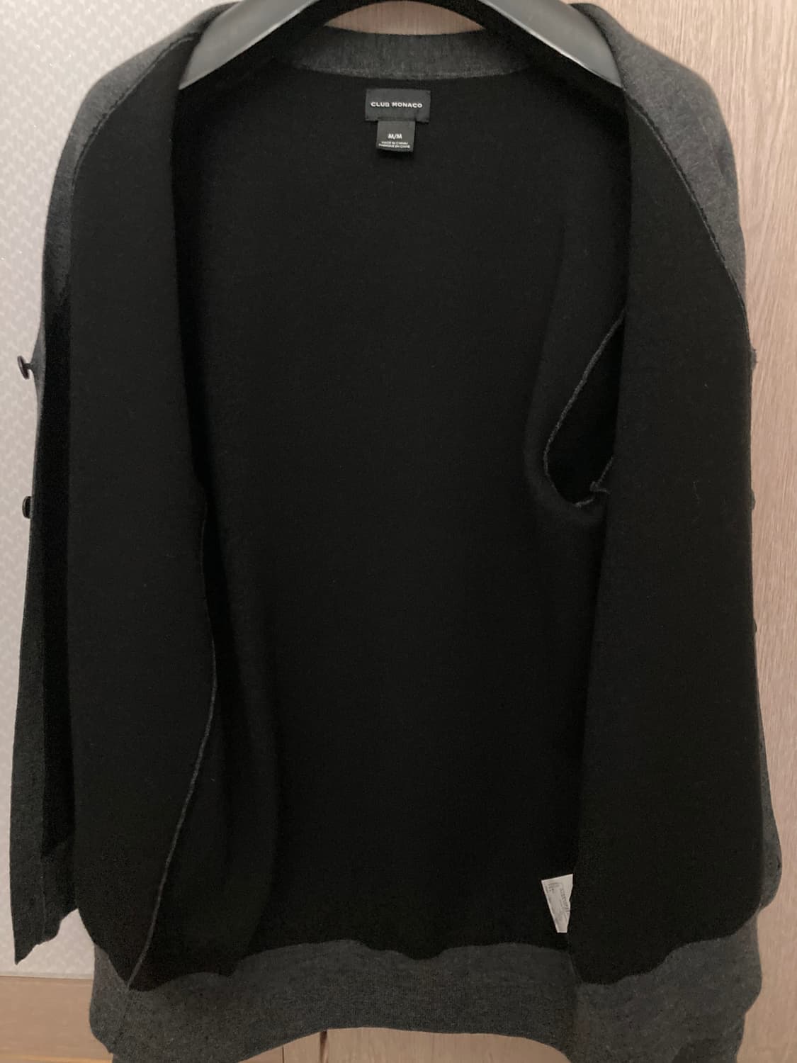 클럽모나코 다크그레이 울 카디건(가디건) /M 상품이미지3