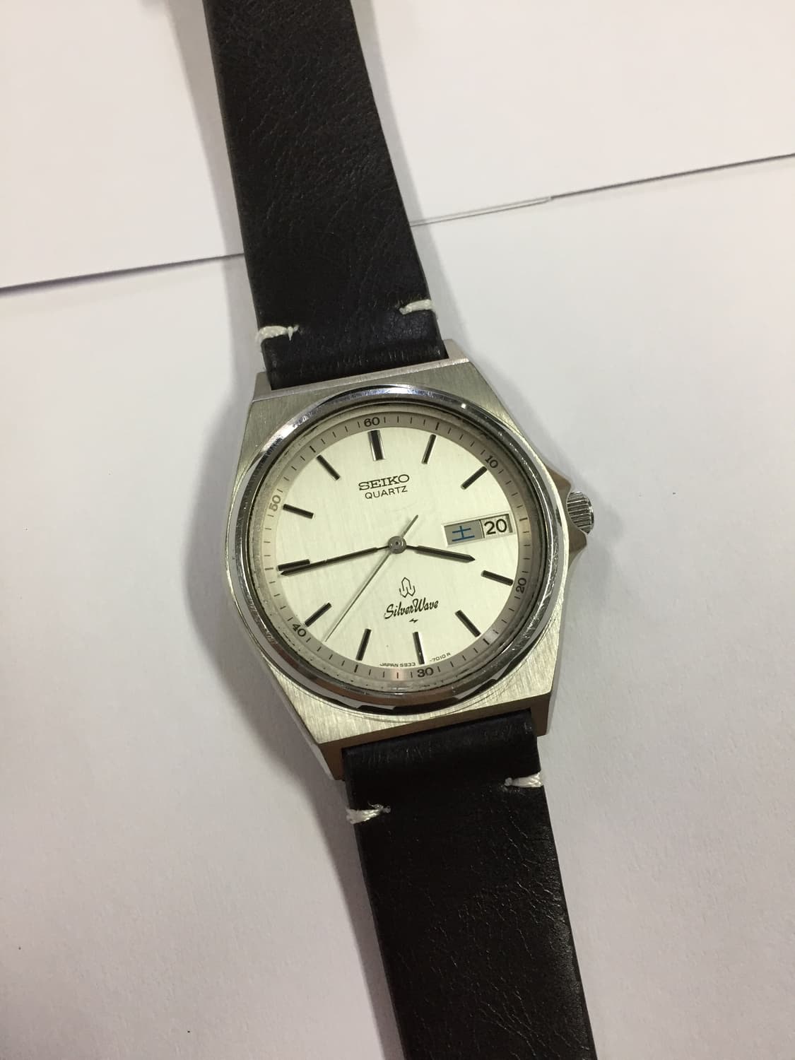 80s seiko silver wave sports day-date 상품이미지5