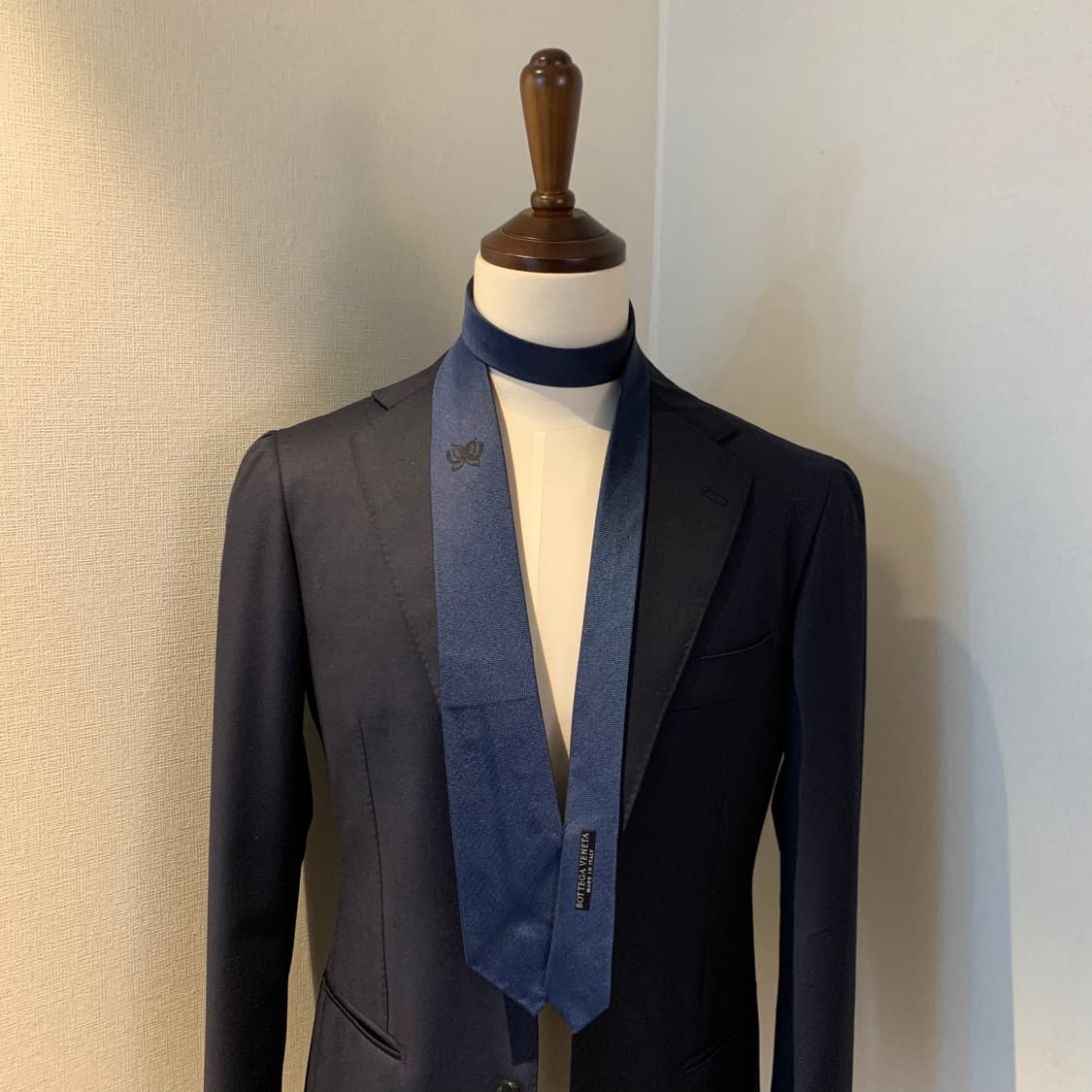 보테가 베네타 솔리드 이태리 100실크 명품넥타이 최상급 7.5cm 상품이미지1