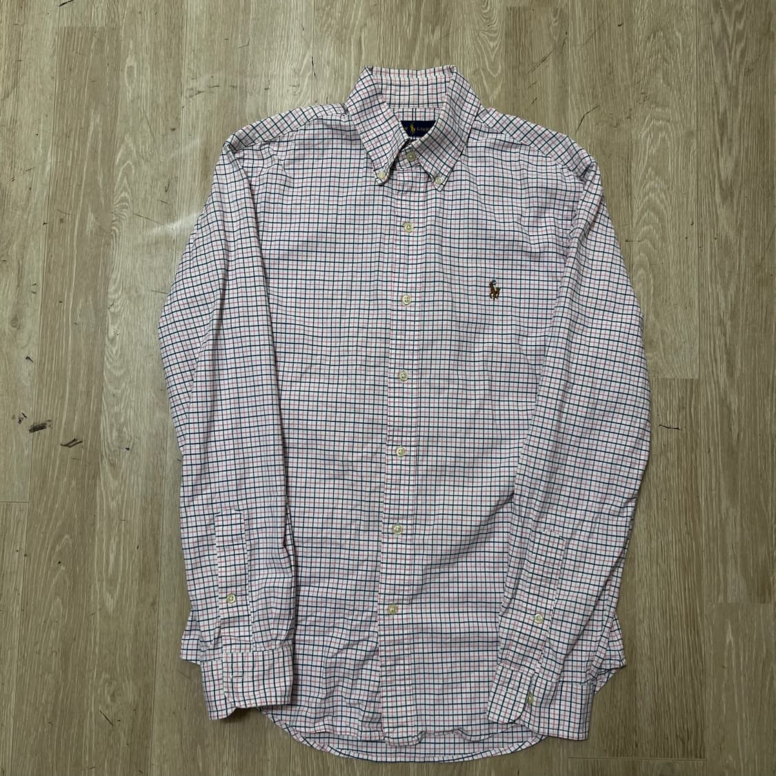 폴로 랄프로렌 옥스포드 체크셔츠 S/90  상품이미지1