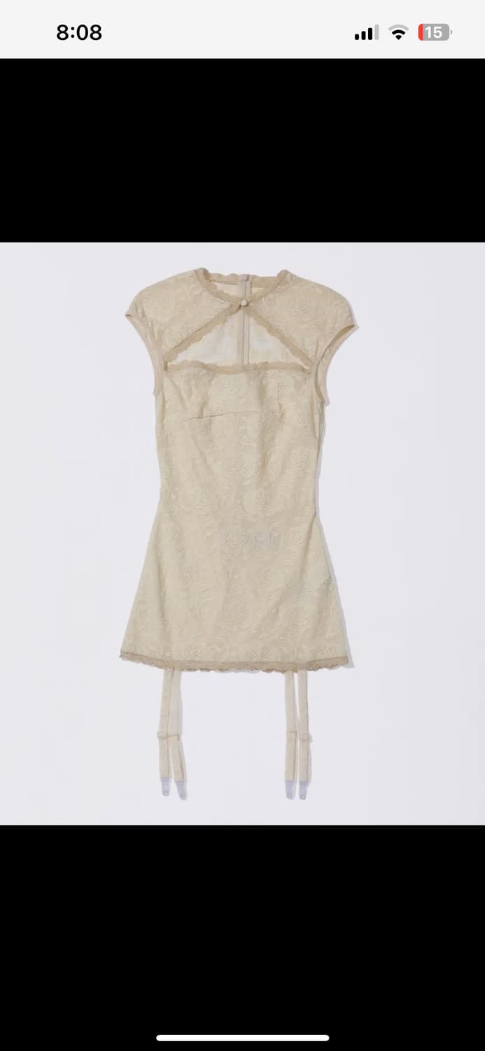 스컬프터 레이스 가터 벨트 슬립 로우 상품이미지2