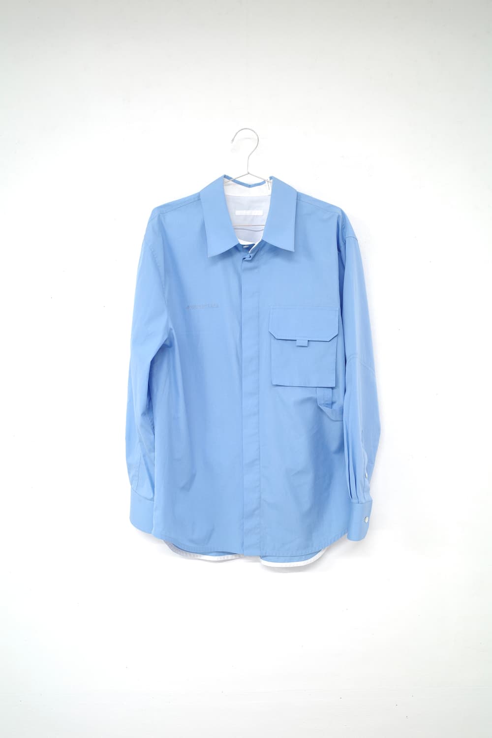 Helmut Lang Logo Blue Shirt 상품이미지1