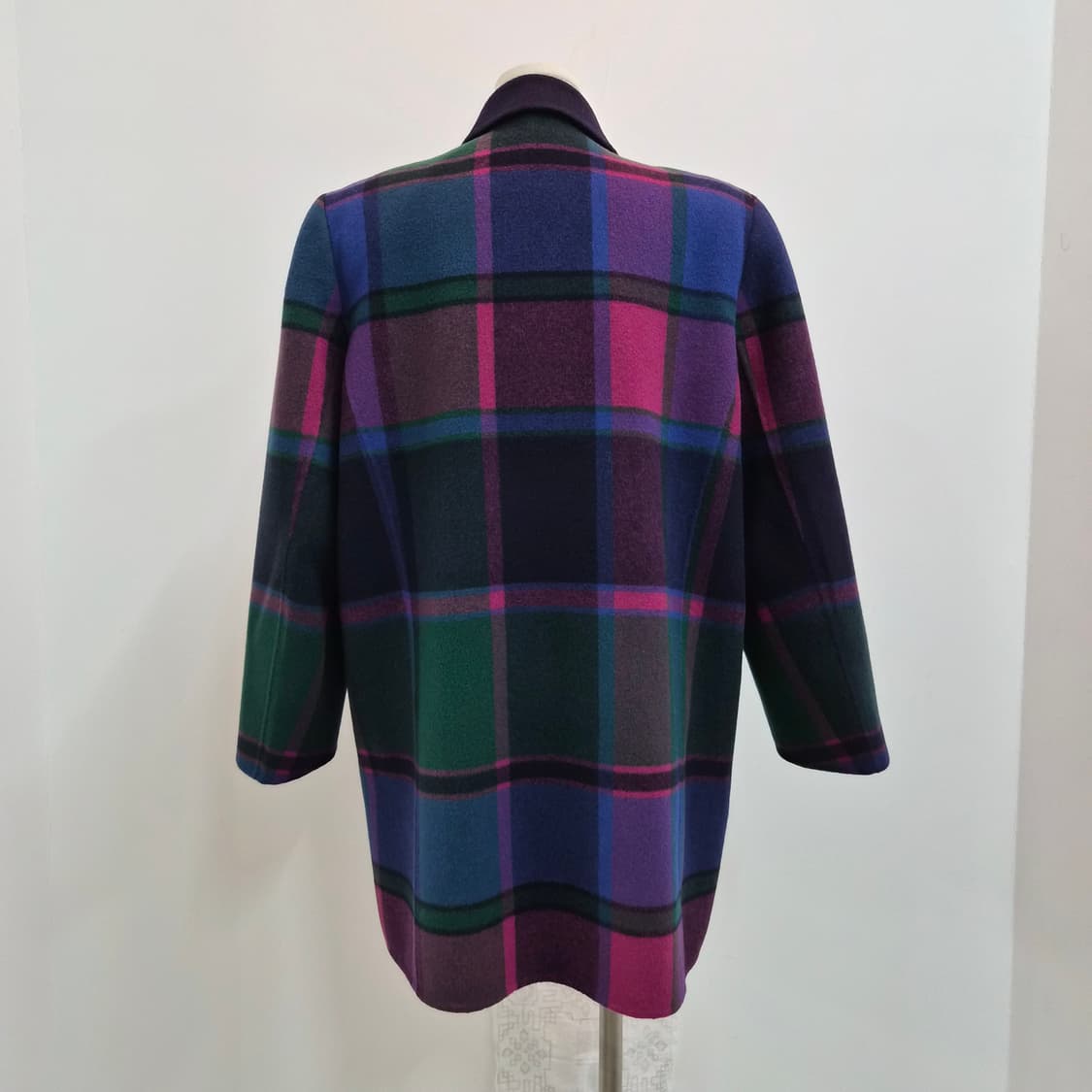 울90% 멀티 체크 하이퀄리티 코트 상품이미지3