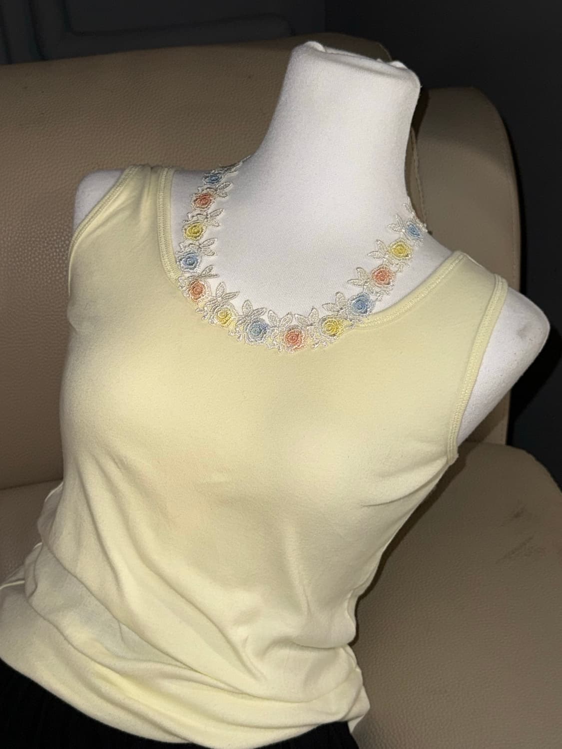 flower halter-neck sleeveless 상품이미지3