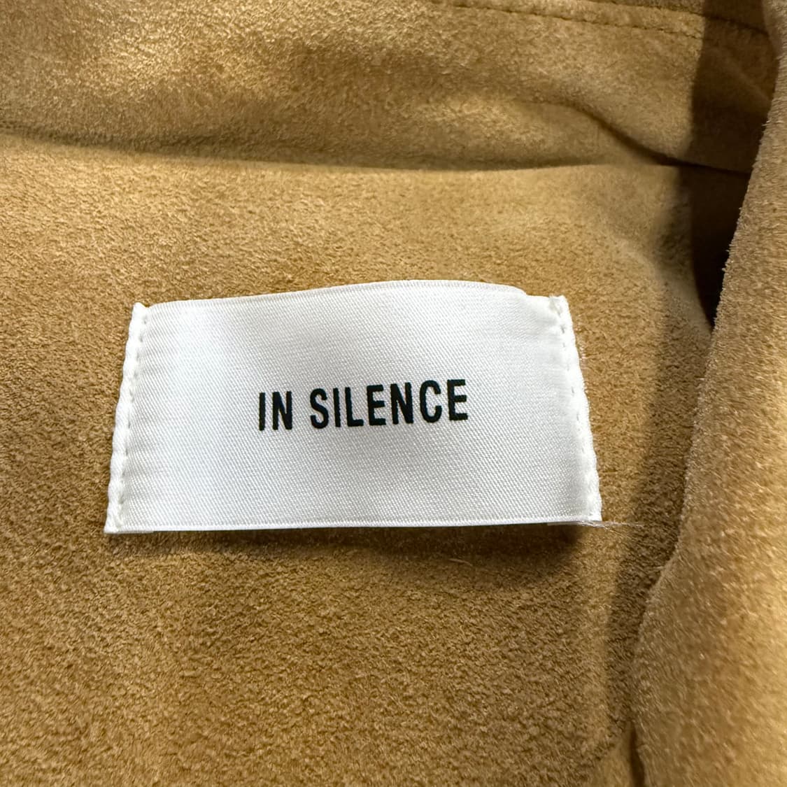 [정품] IN SILENCE 스웨이드 봄버 자켓 b12 상품이미지5
