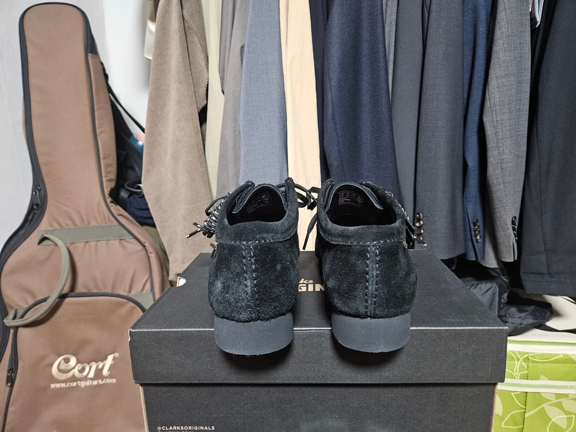 클락스 왈라비 gtx 스웨이드 블랙 uk7.5 상품이미지4