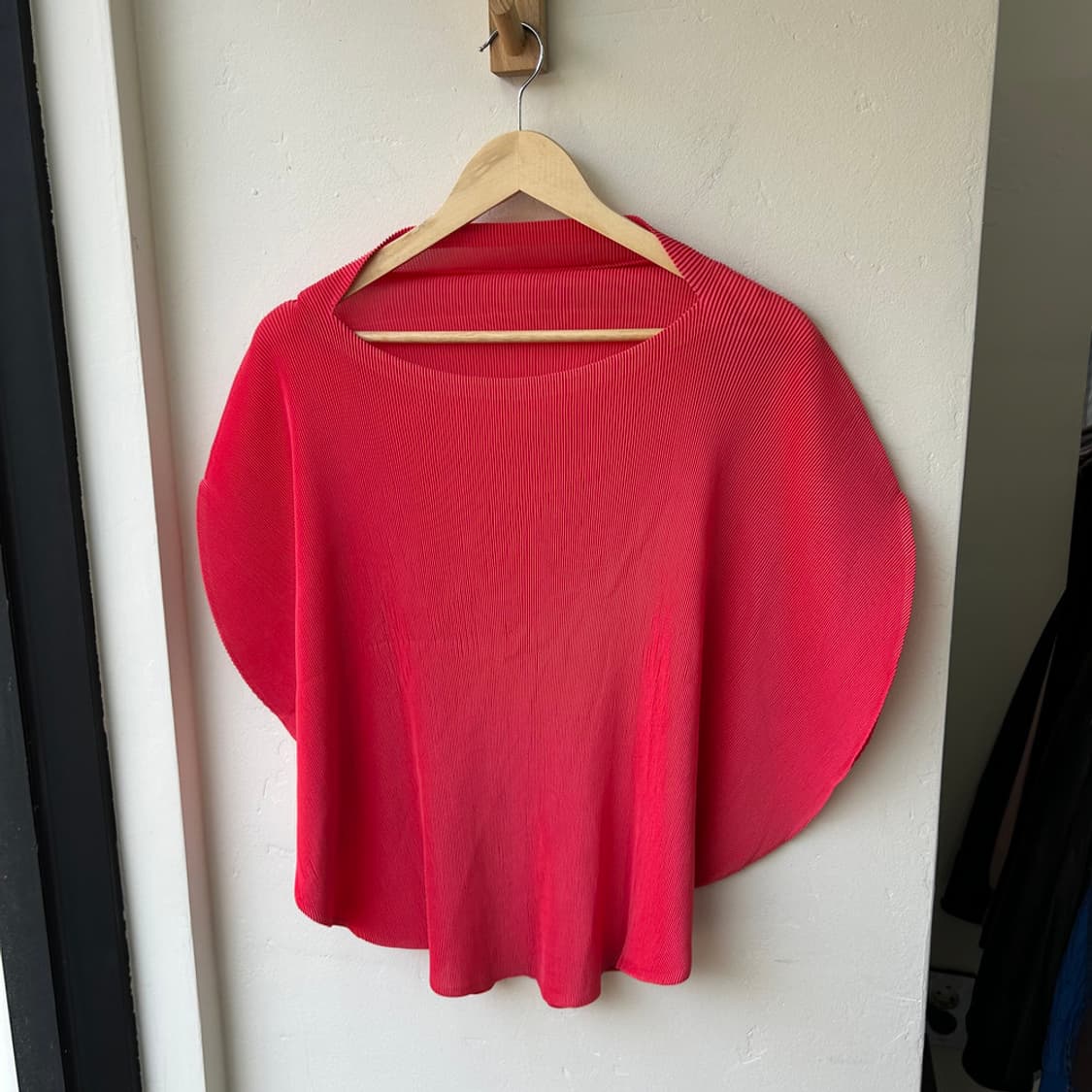 16674 - 플리츠 플리즈 플리츠 케이프 상품이미지2