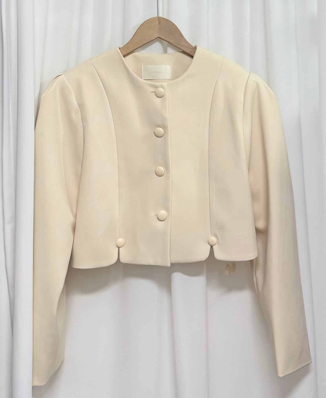 [새상품] 멜라운지 옐로우 크롭 자켓 상품이미지1