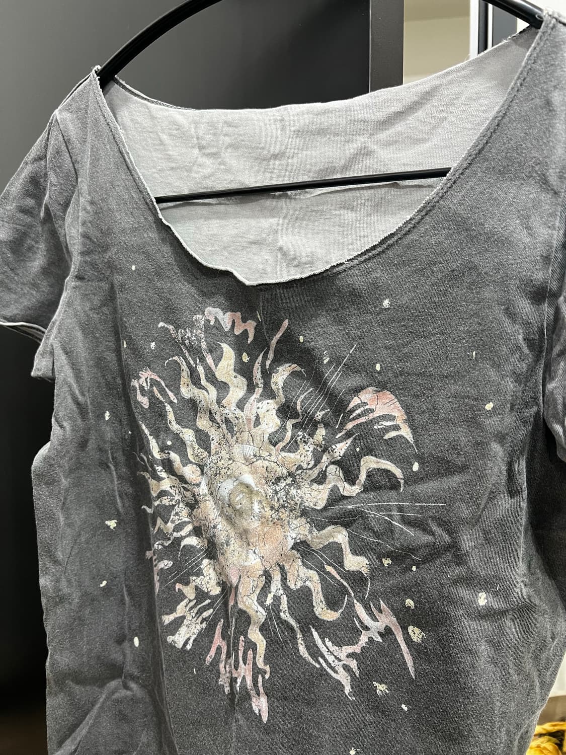 settleformoon 로고 티셔츠 챠콜 상품이미지3