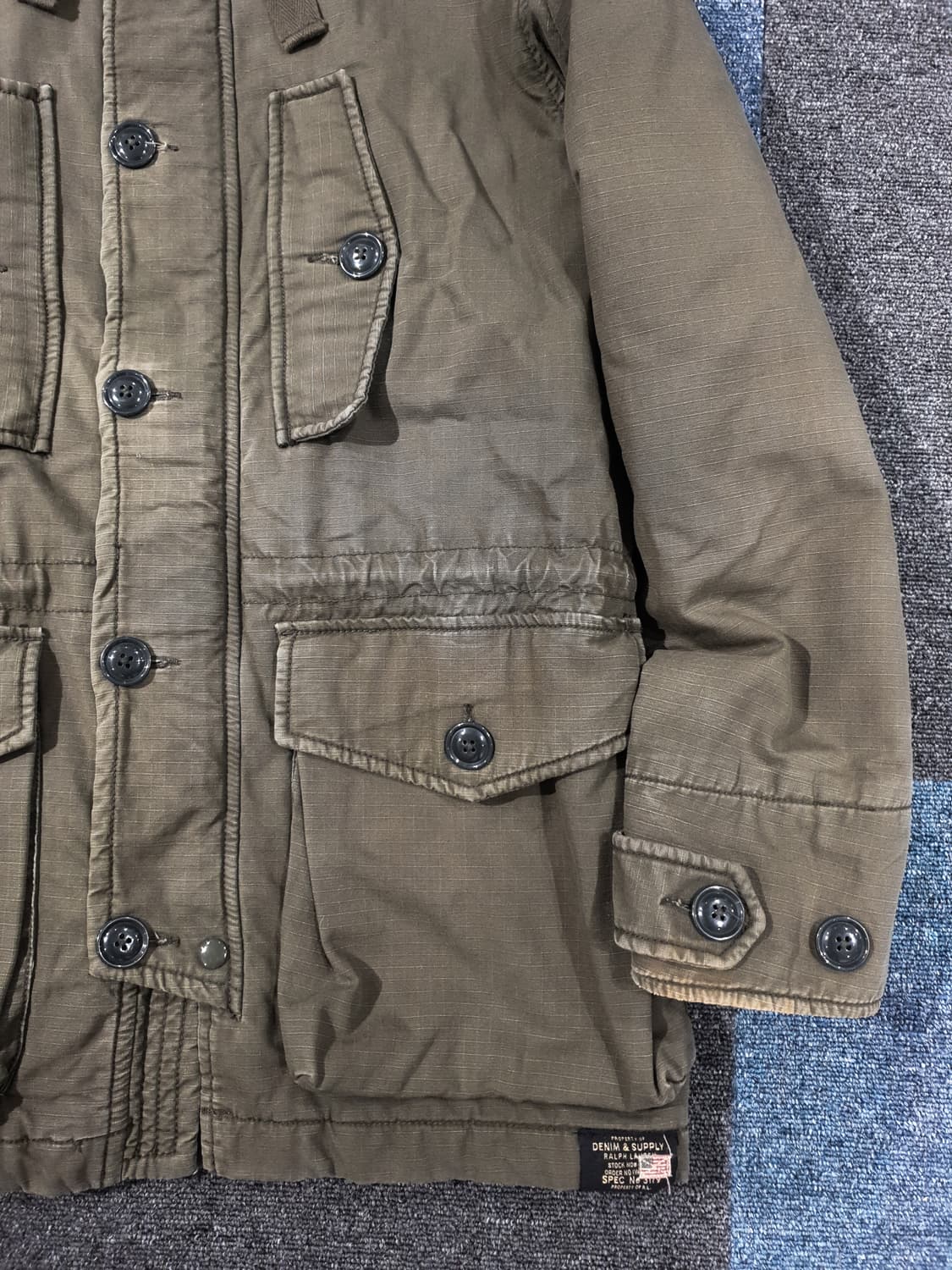 랄프로렌 데님 카키 후드 야상 상품이미지4