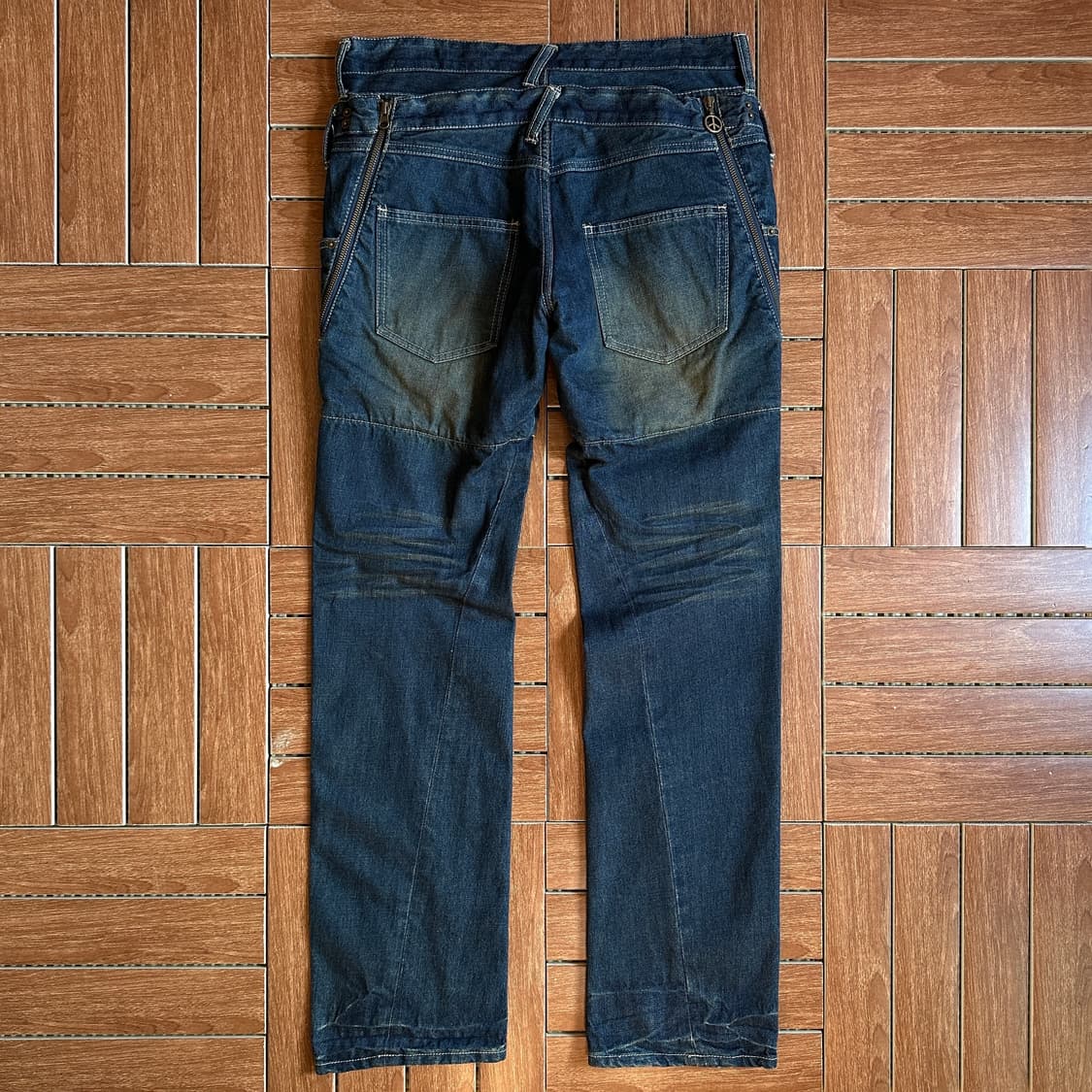 Ppfm double waisted layerd denim pants 상품이미지2