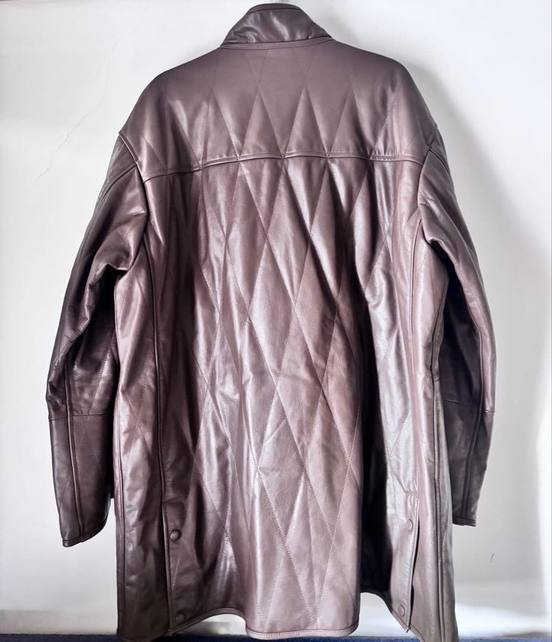 (4) ccu 레더 퀄팅 레더 가죽자켓 상품이미지4