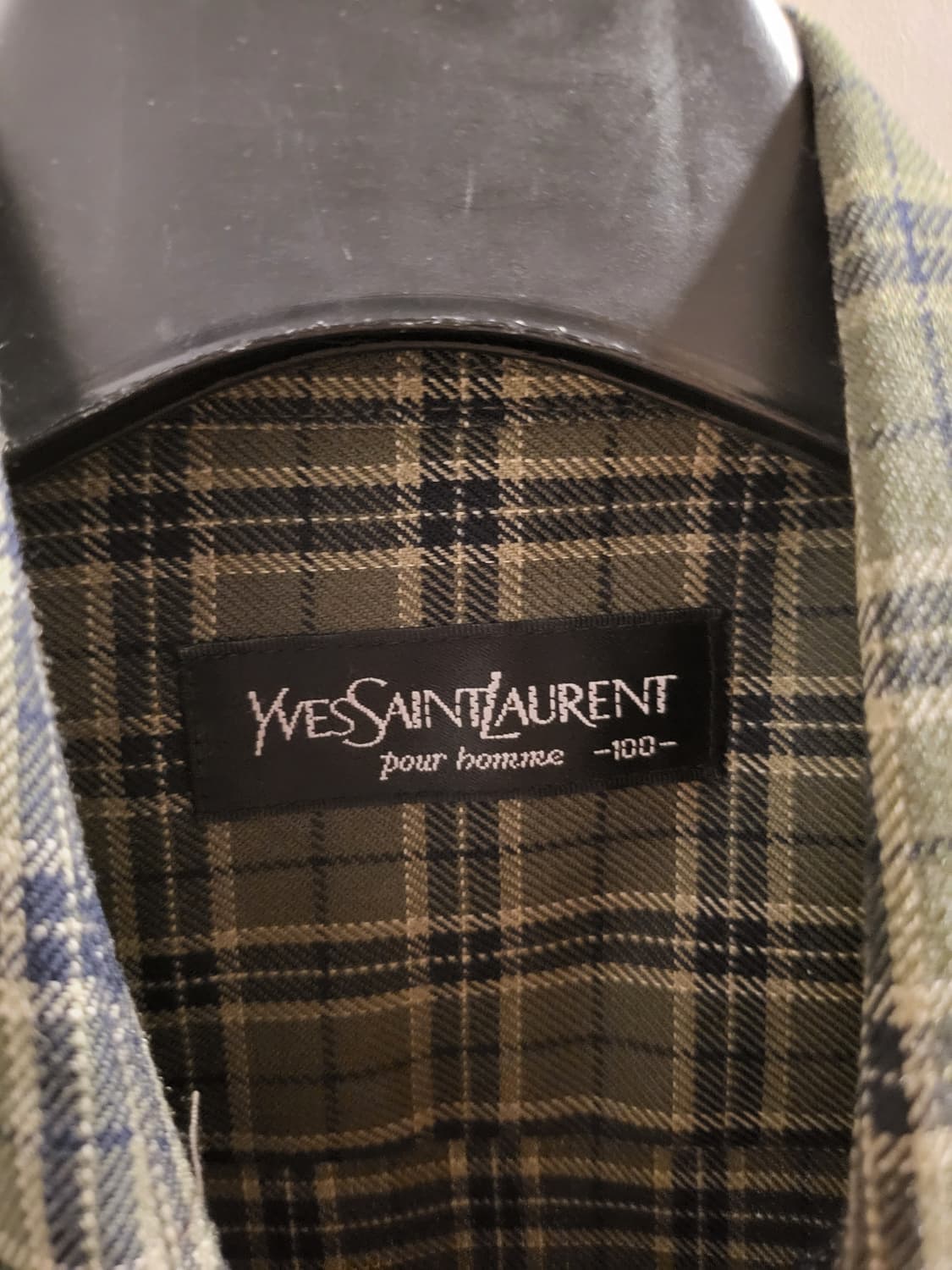 입생로랑  체크 셔츠 상품이미지5