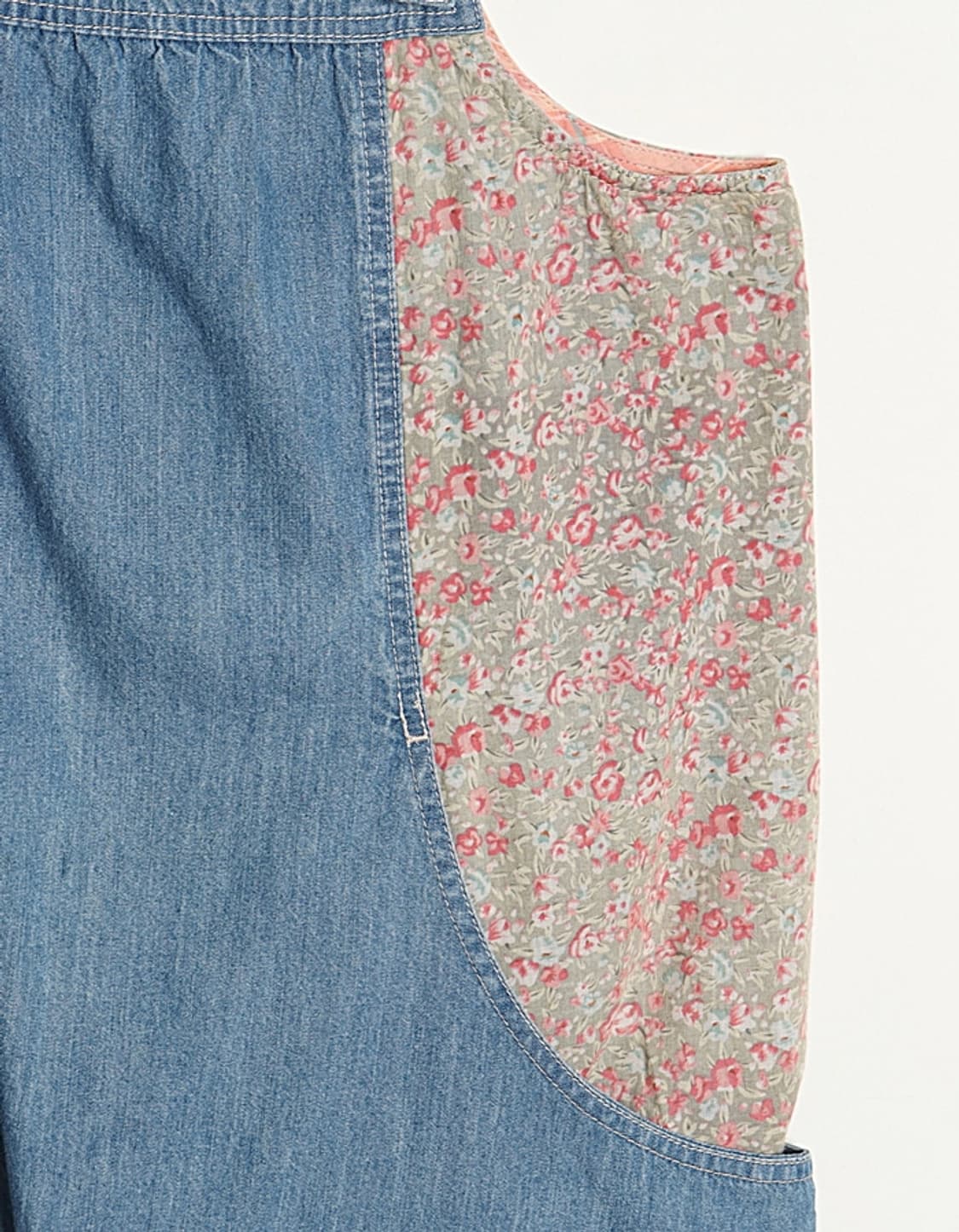 marshmallow crown Denim Jumper Skirt 상품이미지3