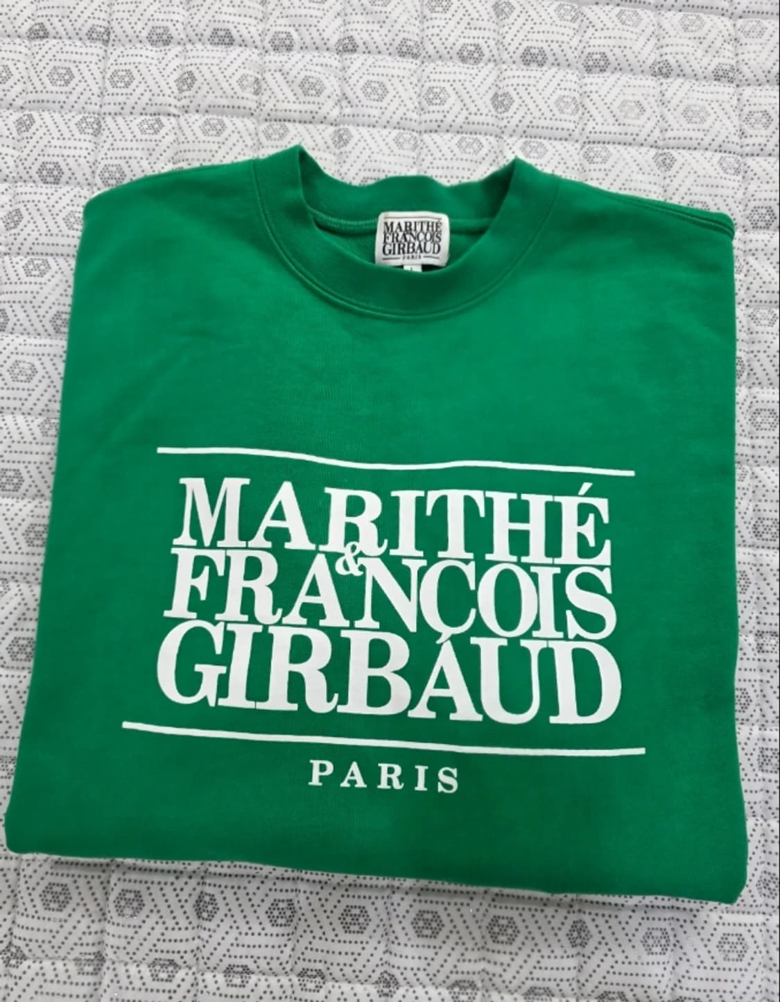 마리떼 프랑소와 저버 맨투맨 그린 100 상품이미지5