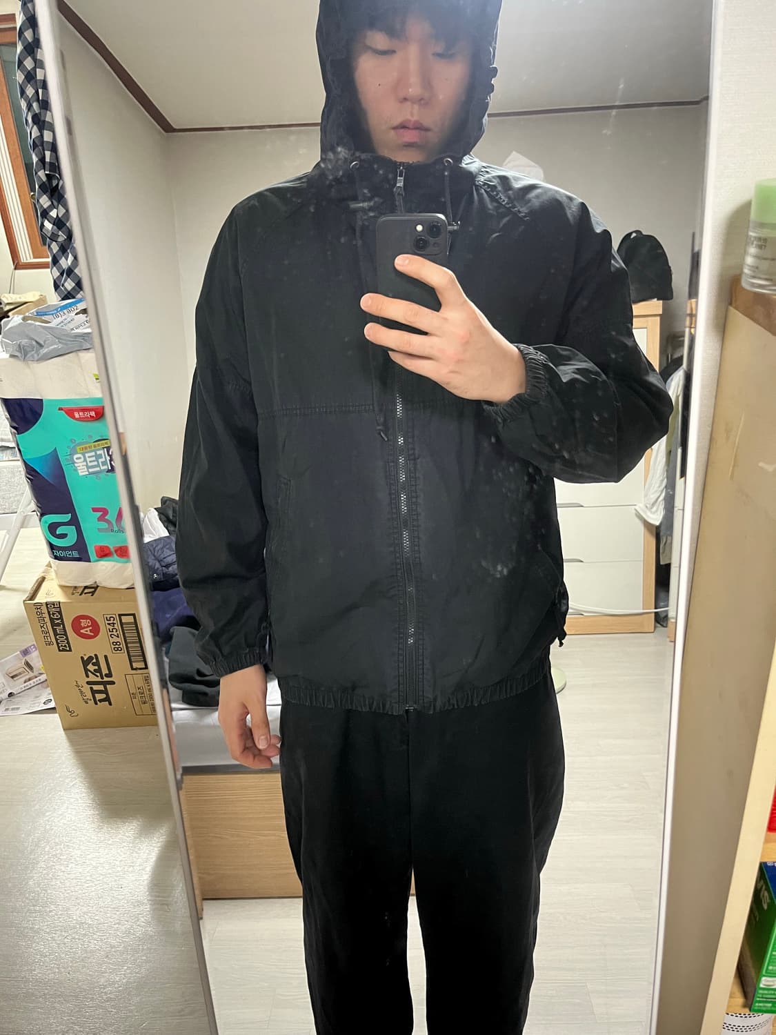 카키스 후드자켓 상품이미지1