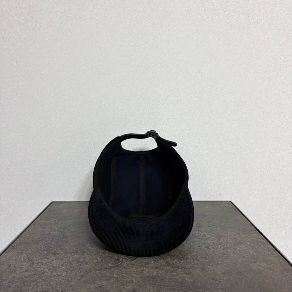 (OS) 슈프림 박스로고 캠프캡 모자 코듀로이 블랙 상품이미지5