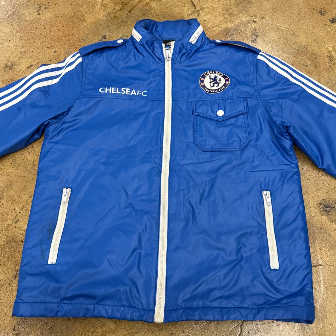 아디다스 첼시 블루 숏패딩 95 상품이미지3