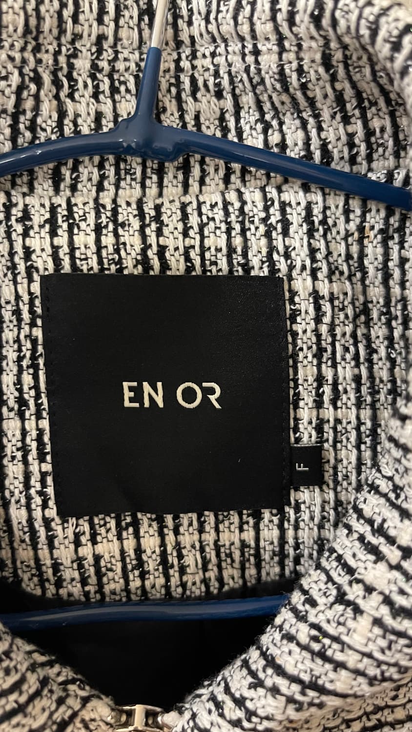 새상품) 엔오르 트위드 크롭 집업 자켓 정가 238,000원 하객룩 상품이미지8