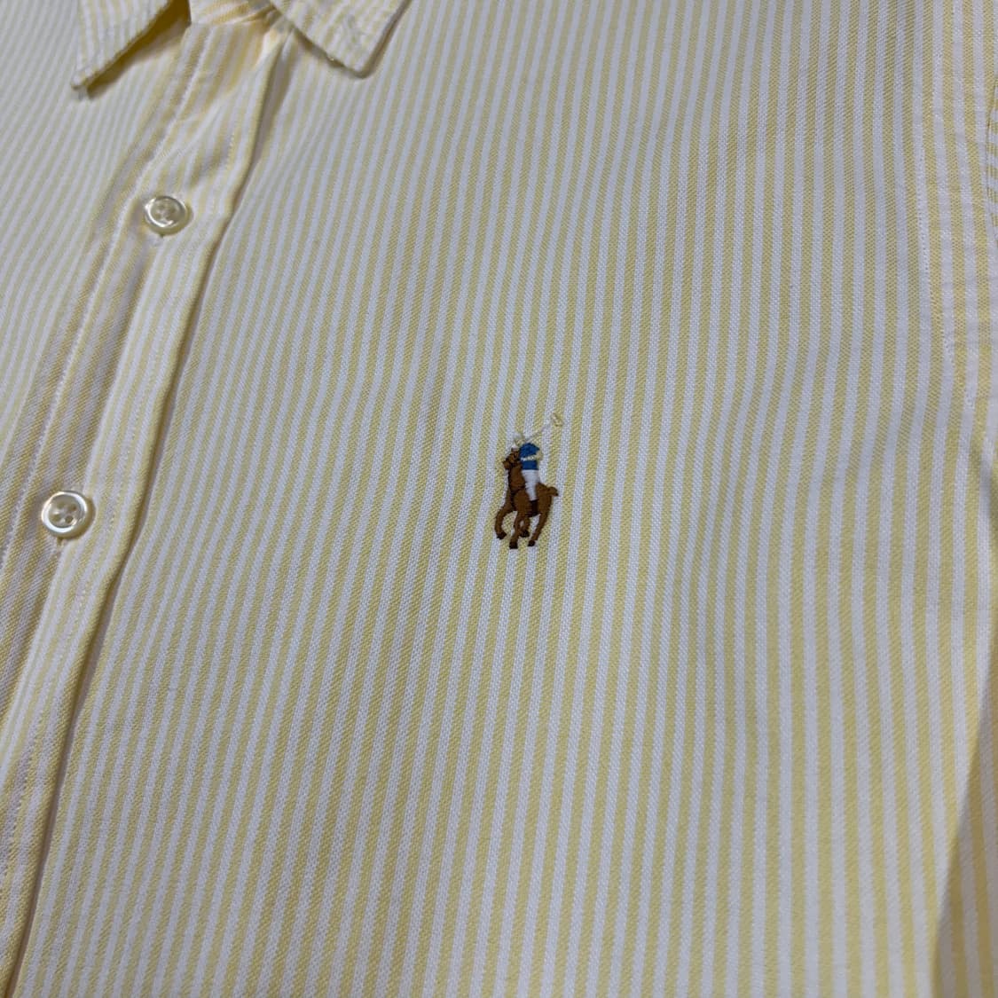 M) 폴로 랄프로렌 클래식핏 스트라이프 옥스포드 셔츠 상품이미지4