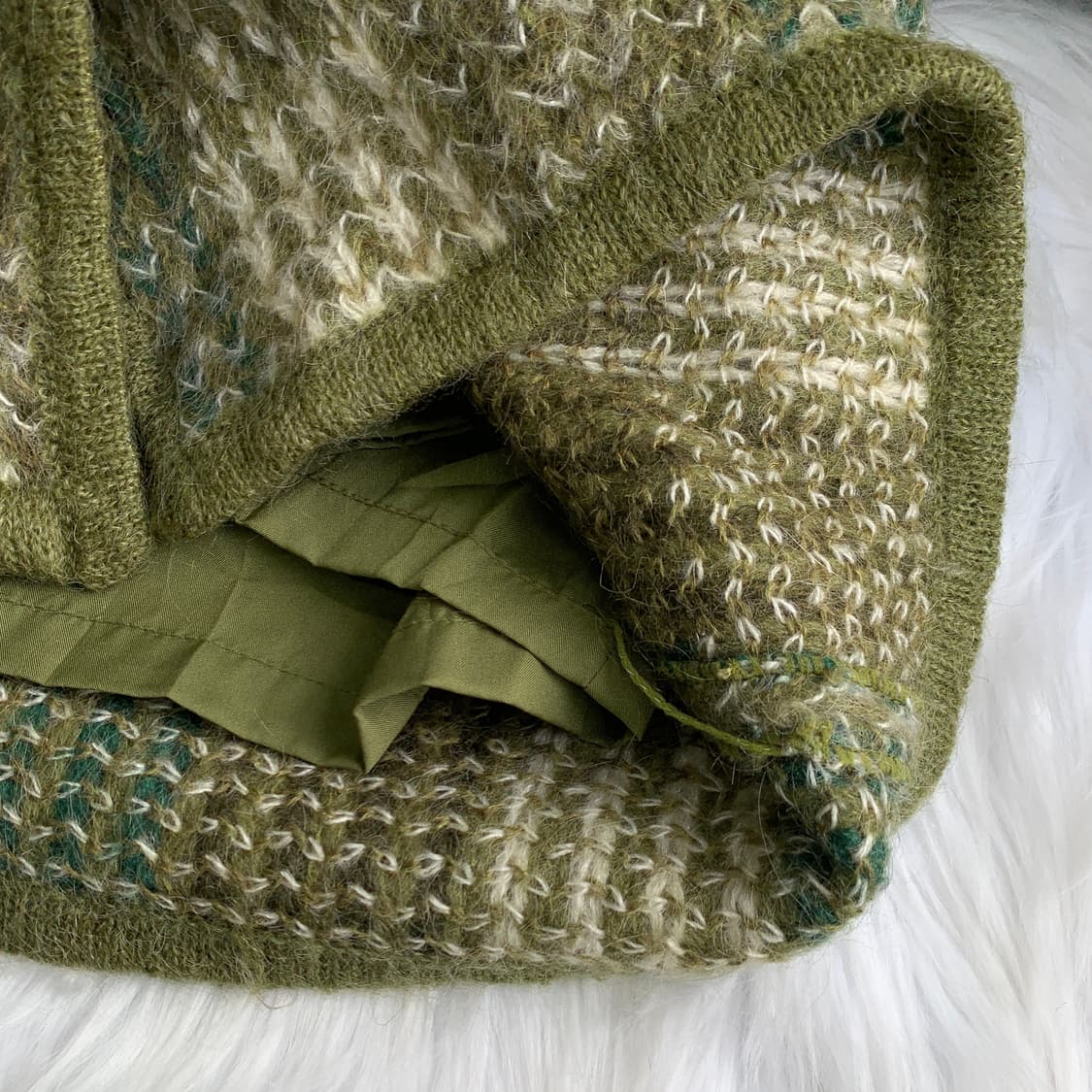 일본 빈티지 Raccommoder 보카시 니트 자켓 1765 상품이미지8