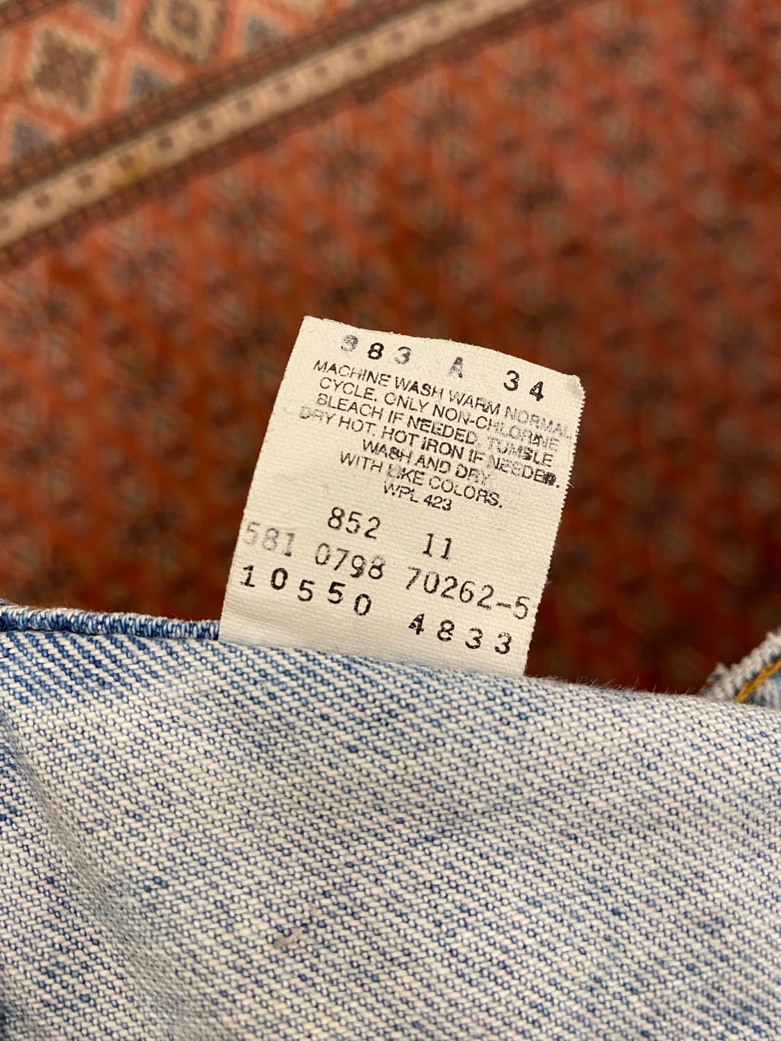 90s USA 빈티지 리바이스 550(25inch) 상품이미지9