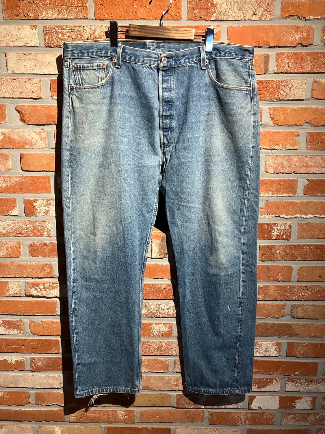 90s USA 빈티지 리바이스 501 데님 팬츠 빅사이즈 상품이미지2