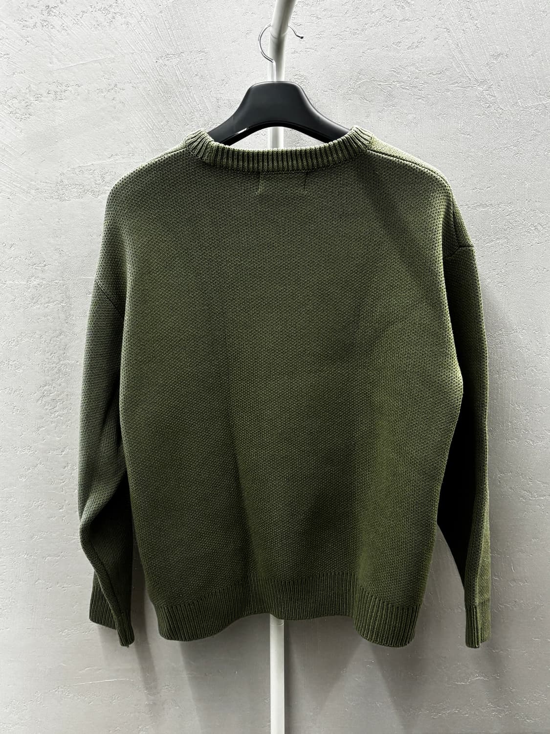 Critic 올리브색 그래픽 니트 M 상품이미지7