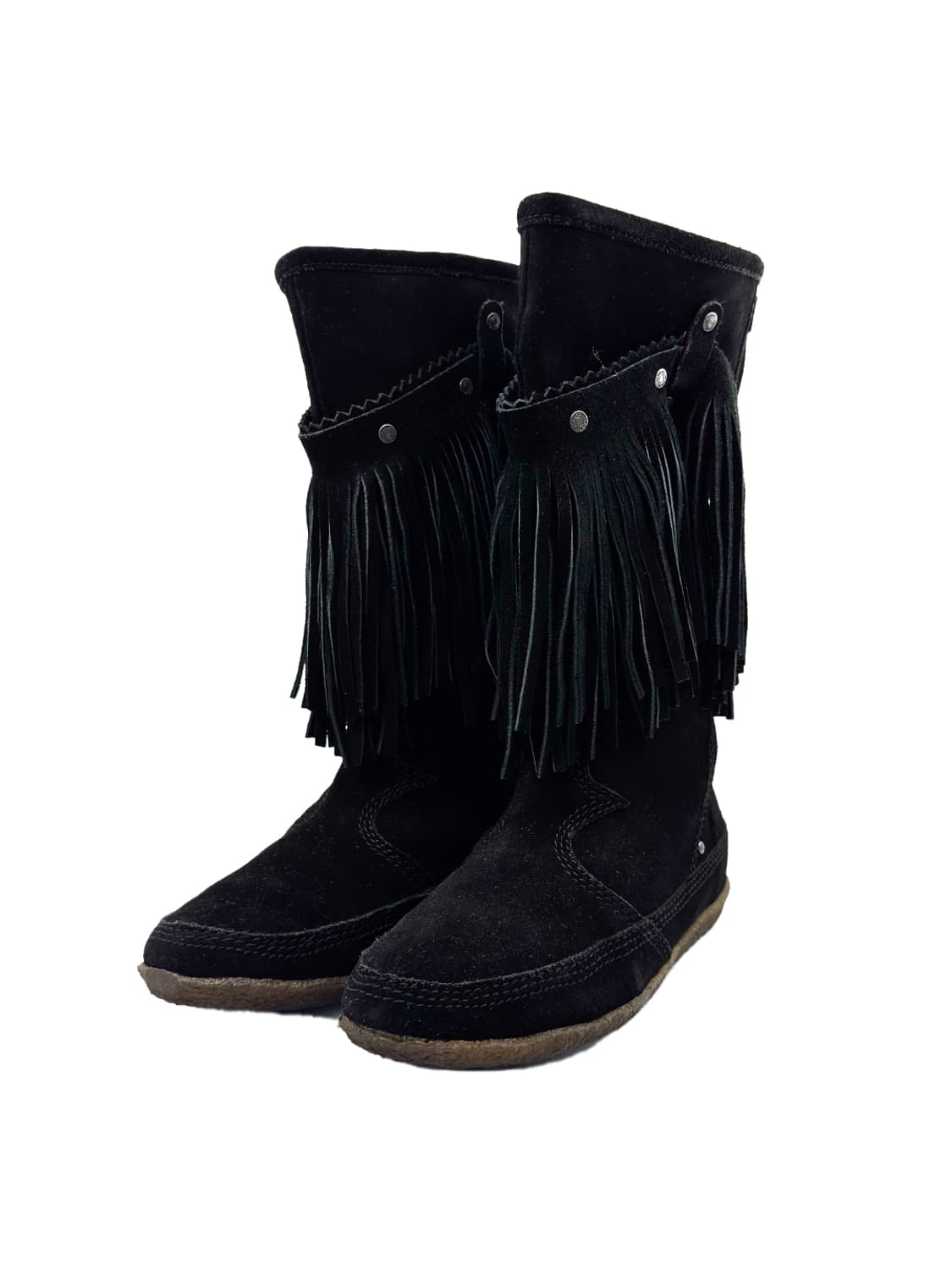 Diesel Suede Fringe Mid-Calf Boots/ 37.5 상품이미지2