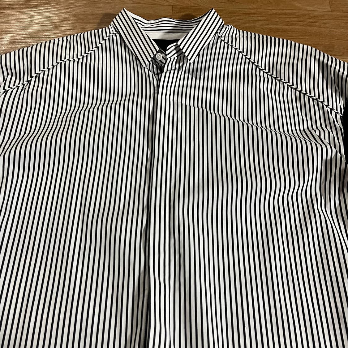 [110-115] 준지 니트슬리브 셔츠 상품이미지2