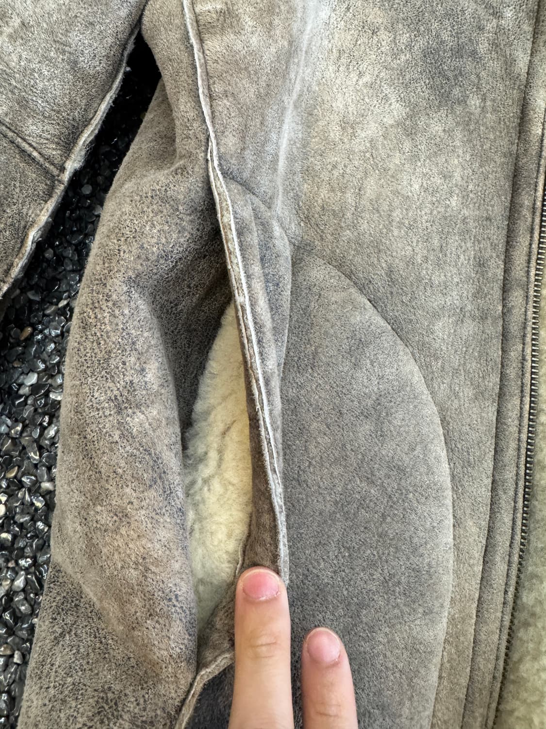 존바바토스 무스탕 레더 자켓 상품이미지2