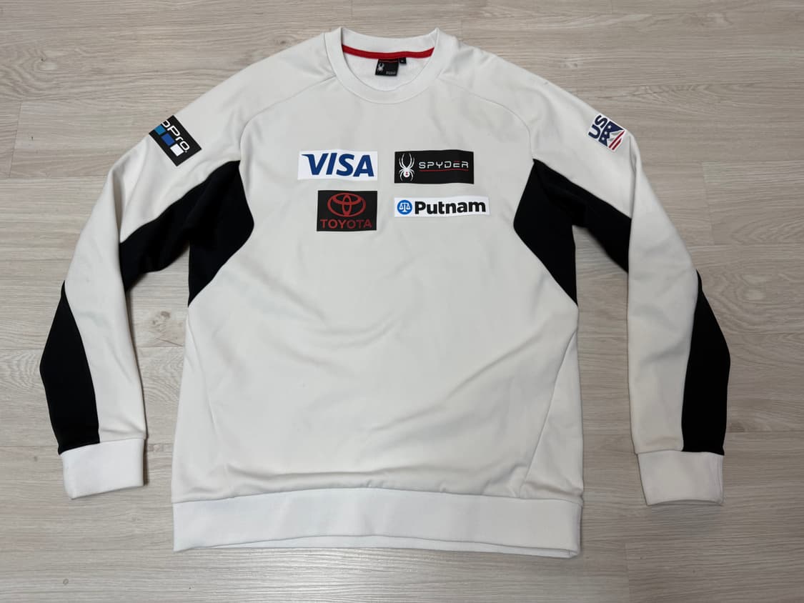 [XL] 스파이더 US 스키팀 기모 맨투맨 티셔츠 상품이미지1