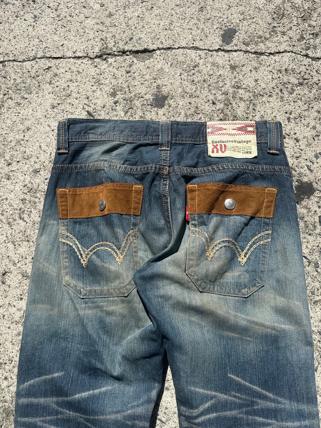Edwin-XV concho denim washed pants 상품이미지9