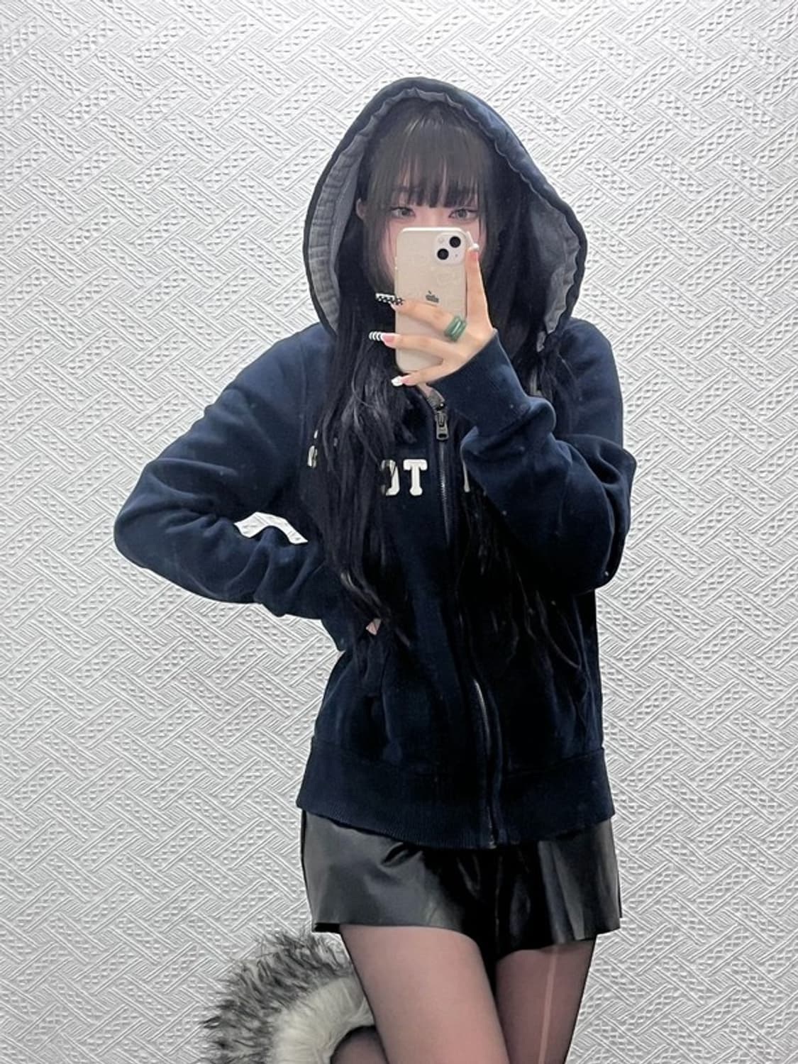 아베크롬비 올드스쿨 Y2K 레트로 빈티지 후드집업 M C10305 상품이미지2