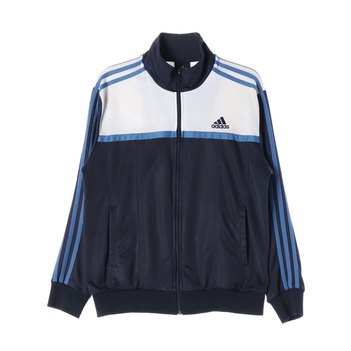 아디다스 빈티지 네이비 화이트 배색 트랙탑 져지 M 상품이미지1