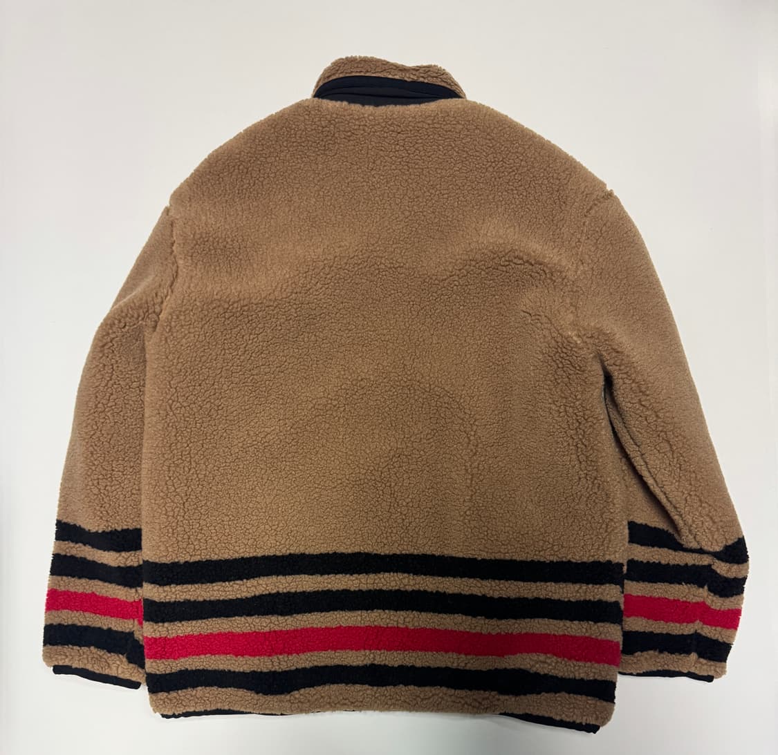 여성 버버리 커스텀 스트라이프 플리스 자켓 상품이미지2