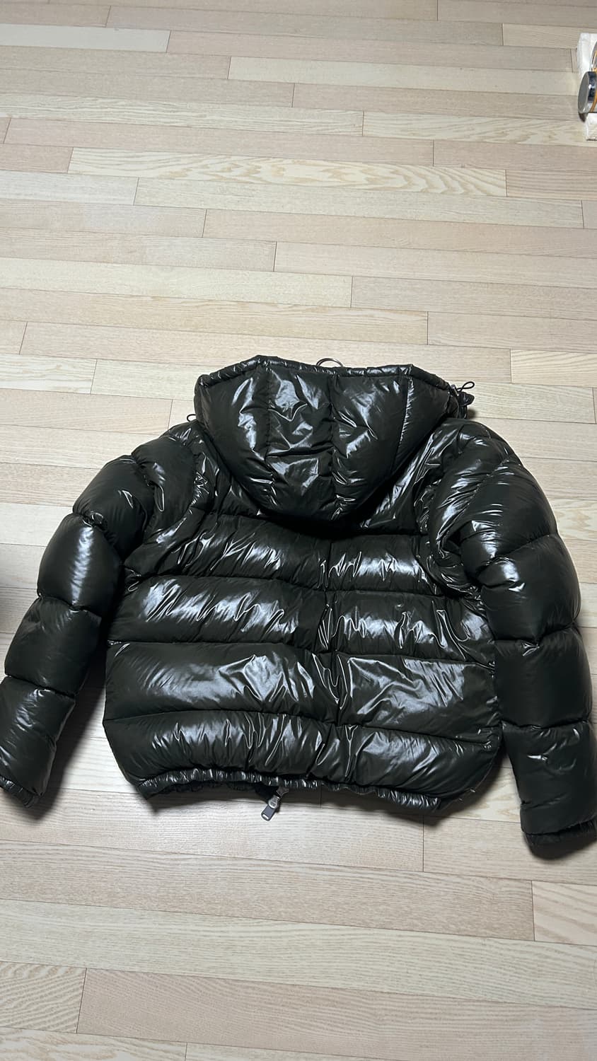 자라 유광패딩 카키L 상품이미지2