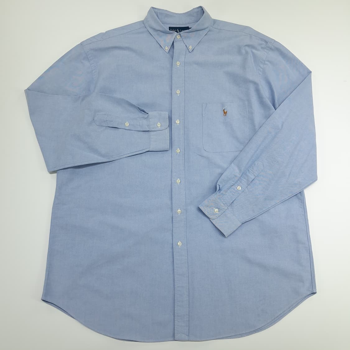 CN658 2XLT 폴로 랄프로렌 클래식블루 긴팔 셔츠 남방 상품이미지2