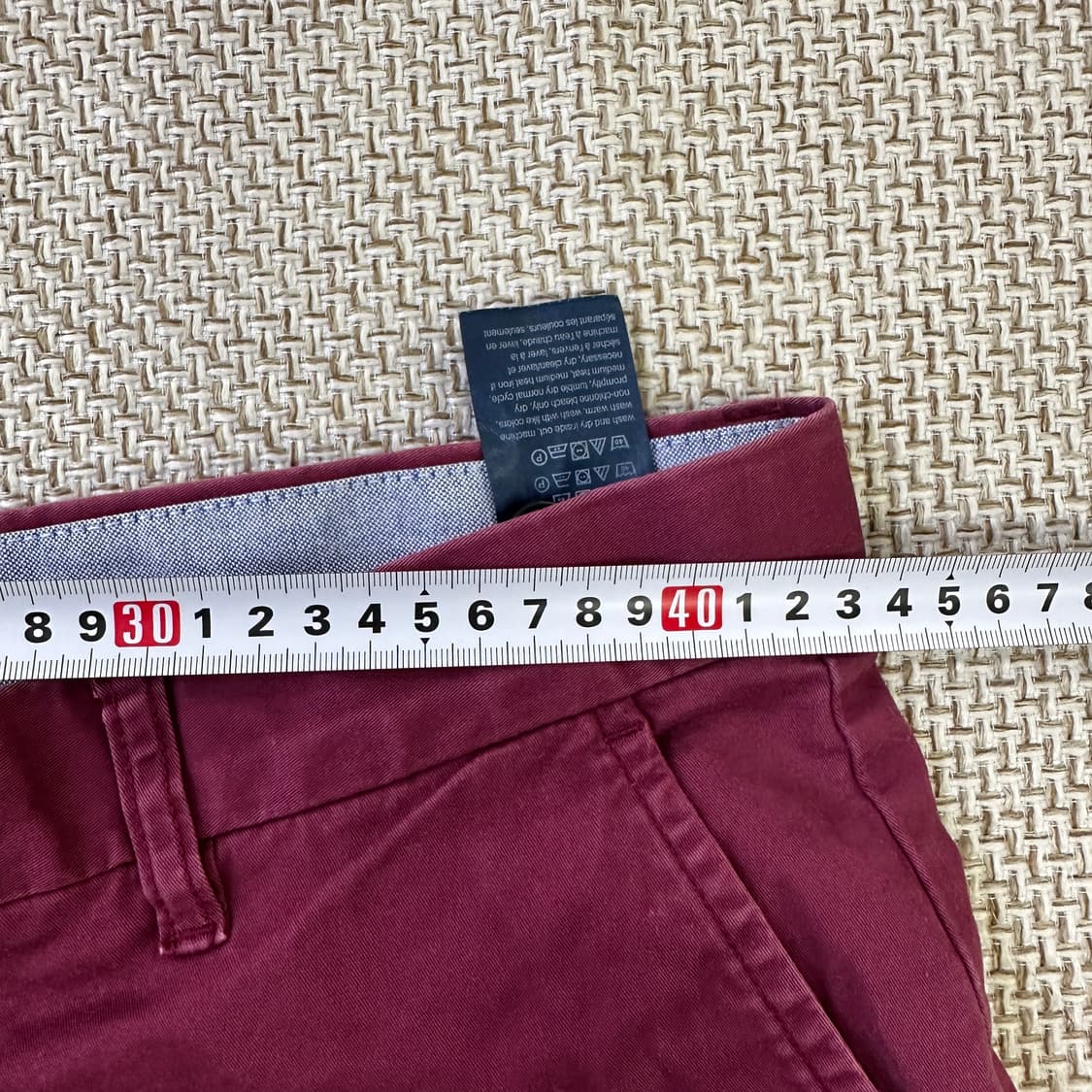 34 타미힐피거 클래식 핏 치노 반바지 0421D 상품이미지8