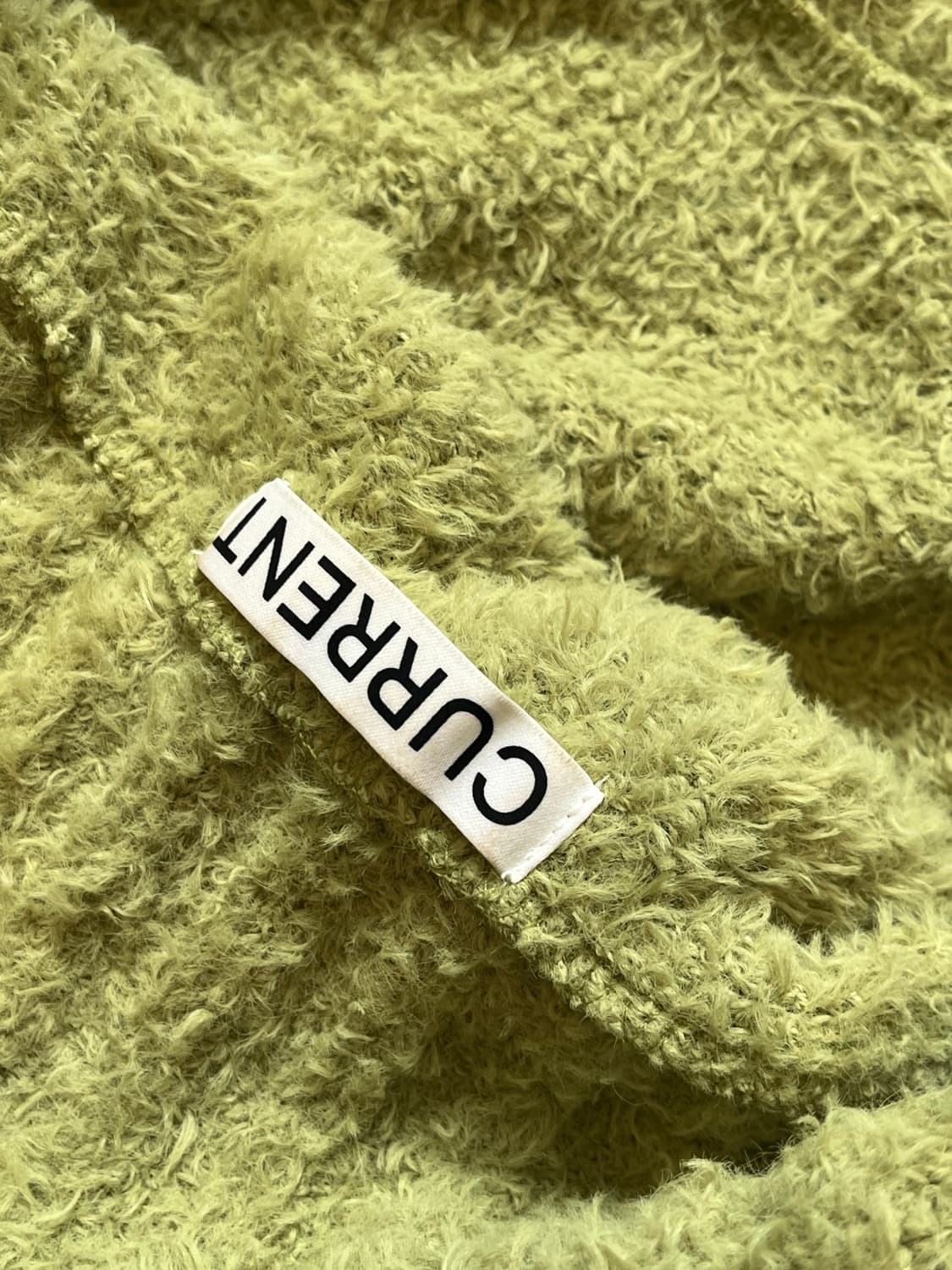 커렌트 오프숄더 니트 탑 GREEN 상품이미지3