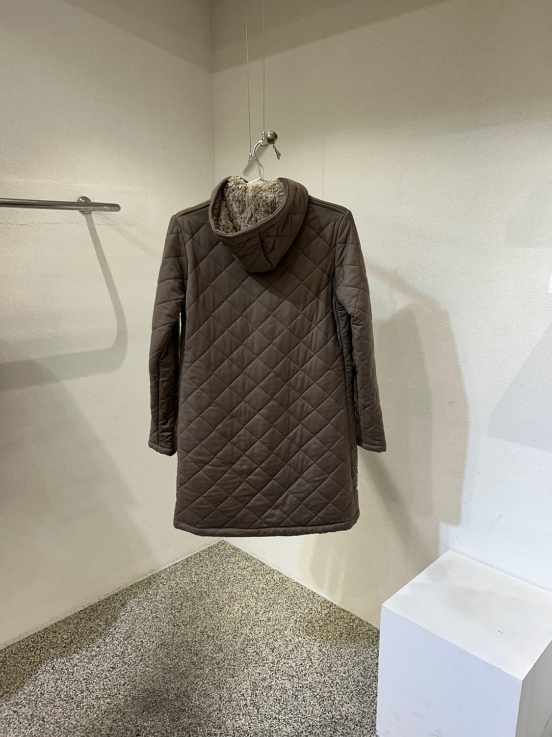 MACKINTOSH 퀄팅 퍼 후드 롱 자켓 상품이미지2