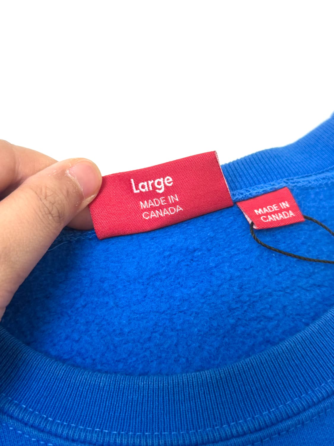 Supreme 슈프림 Fuck You 브라이트 블루 색상 크루넥 스웨트셔 상품이미지7