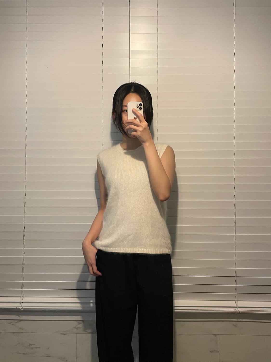 베르사체 앙고라퍼 베스트 상품이미지1