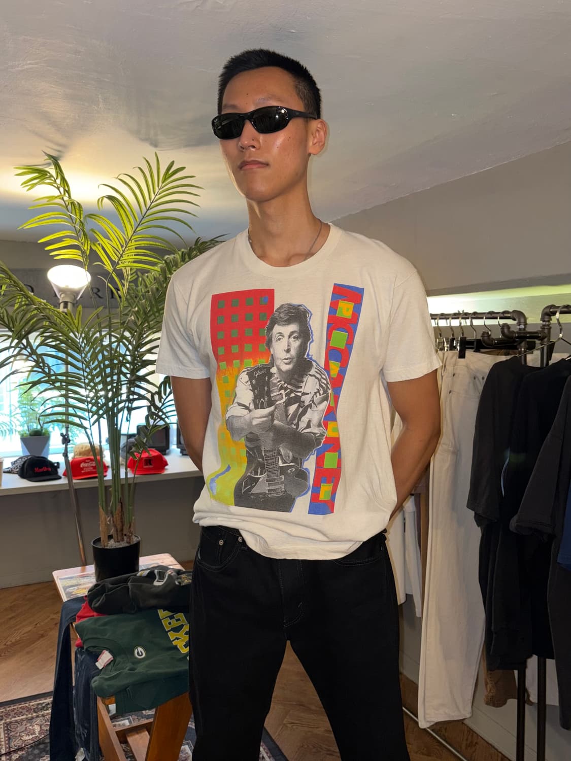 89-90‘s Paul McCartney world tour T-sh 상품이미지1