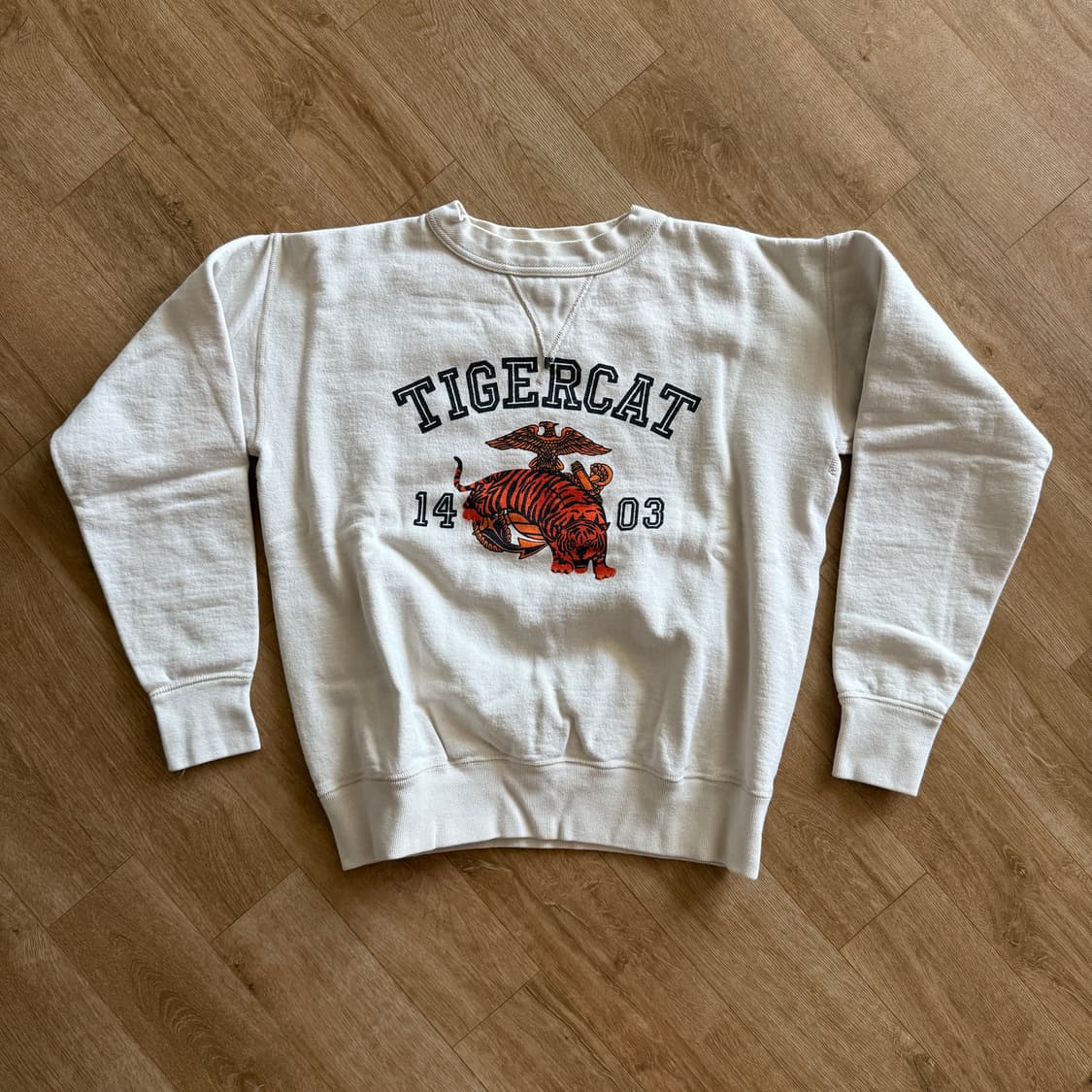 (레어) 👕 리얼맥코이 타이거캣 루프휠 스웻셔츠 상품이미지1