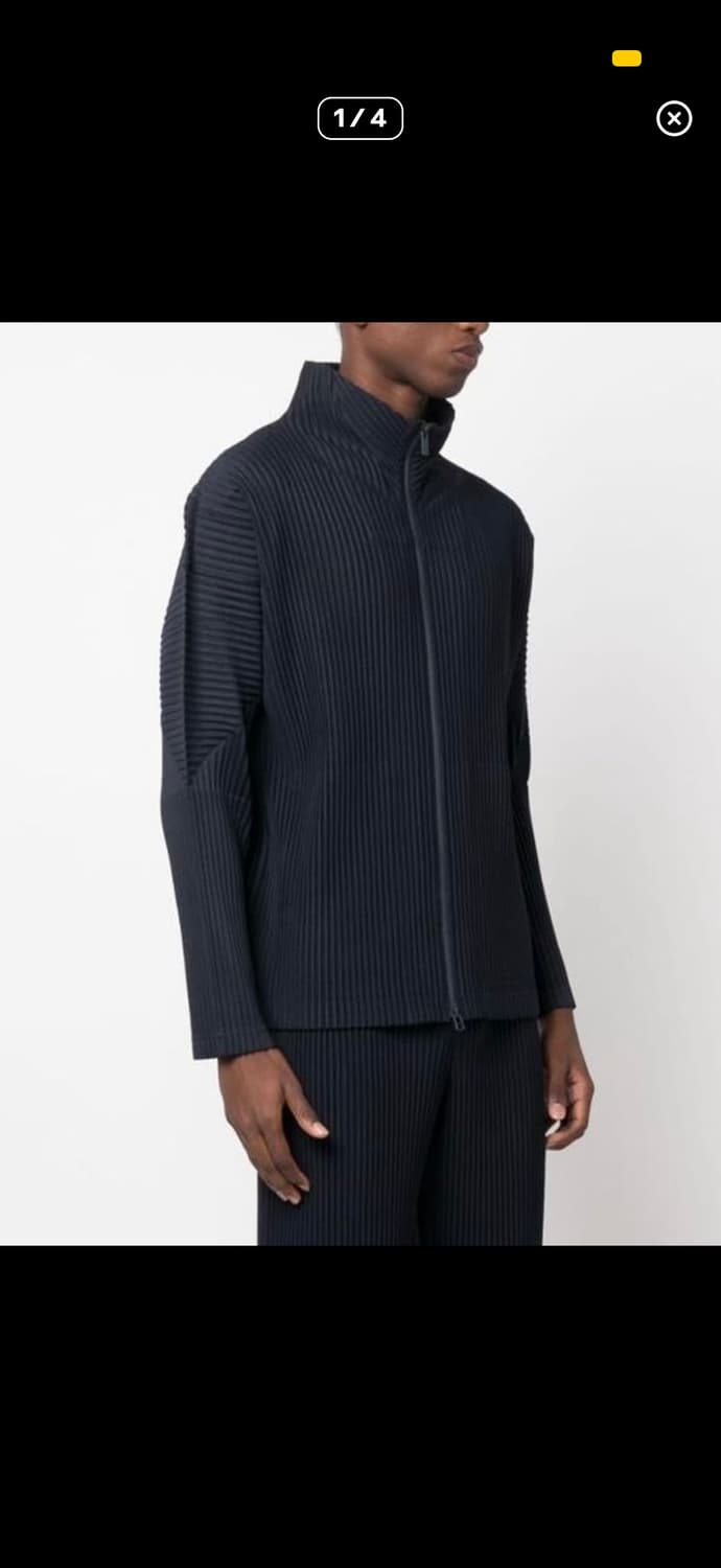 이세이미야케 옴므플리세 집업 네이비 3사이즈 상품이미지1