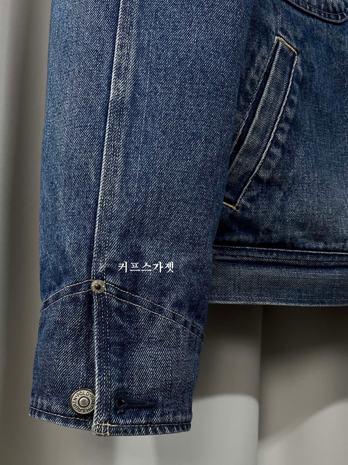 90's 폴로 랄프로렌 덩가리 버팔로 코듀로이 데님 트러커 자켓 상품이미지6