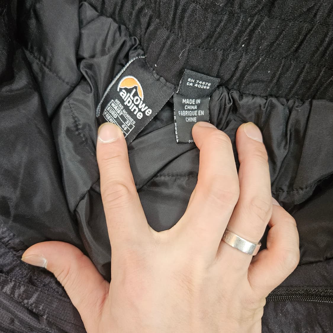로우알파인 아웃도어 패딩 밴딩 팬츠 48size(31-32) 상품이미지8