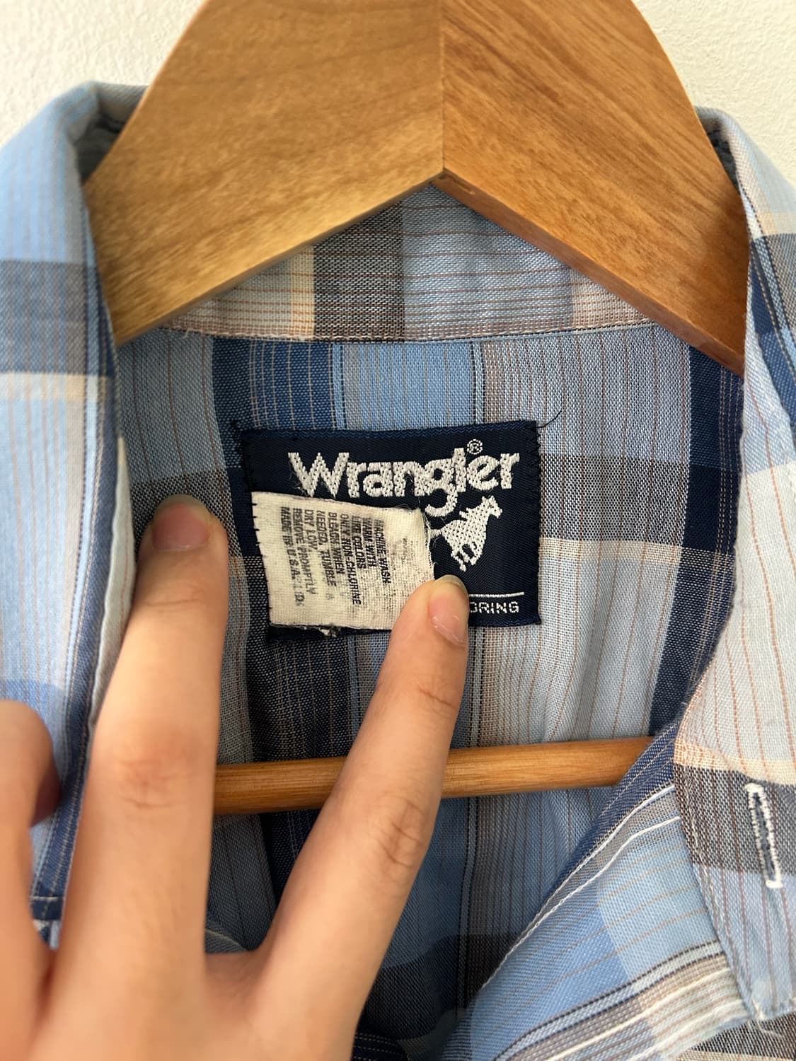80's vtg Wrangler cowboy-cut  Western sh 상품이미지4